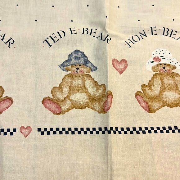 Vintage 1999 Sewing Fabric #7141 Ted-E-Bear Border Past & Presents 2ydsx45”Quilt - Picture 6 of 8